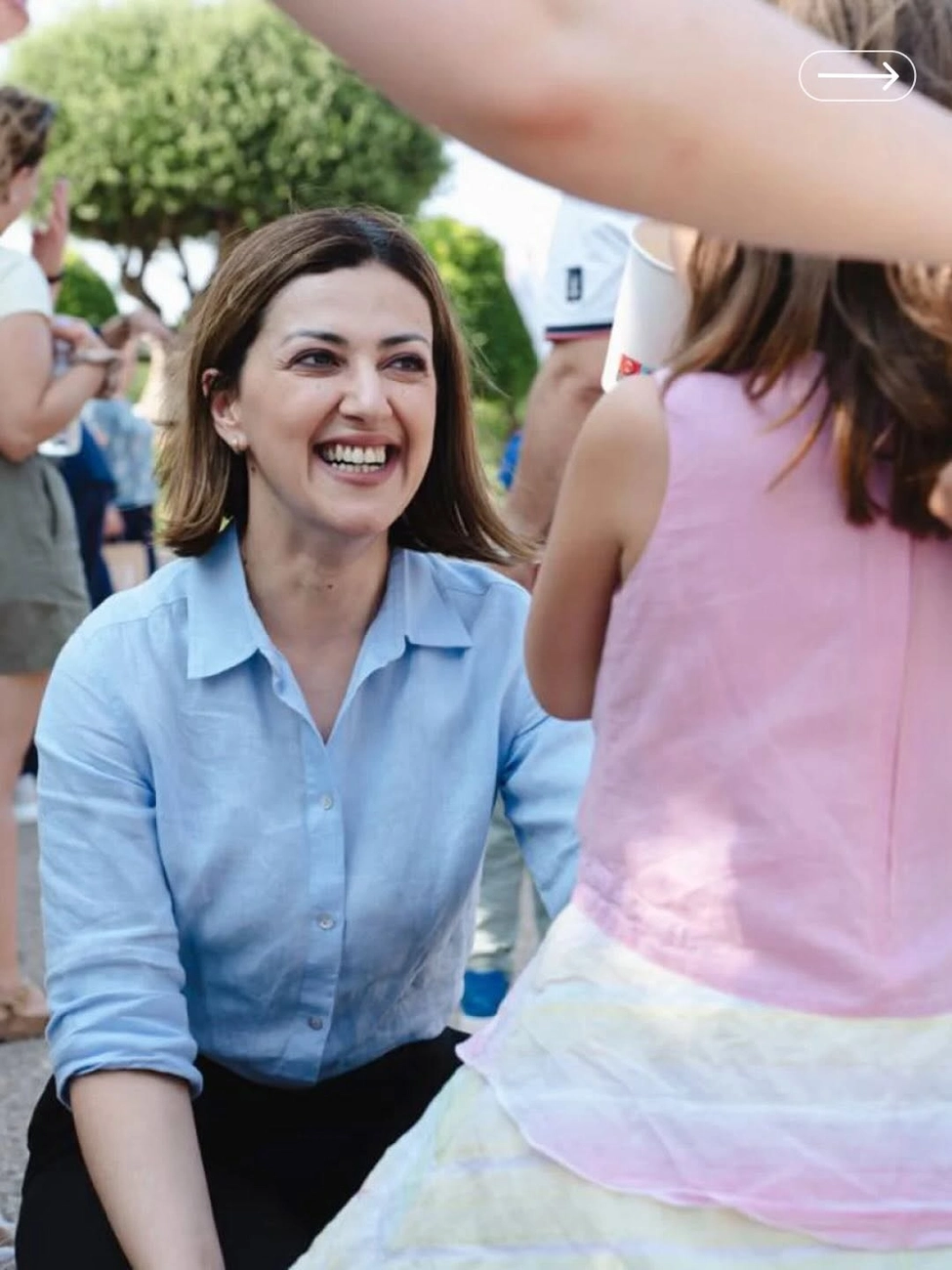 Η Ειρήνη Αγαπηδάκη σε ομιλία της, με καταγωγή από το Ηράκλειο Κρήτης