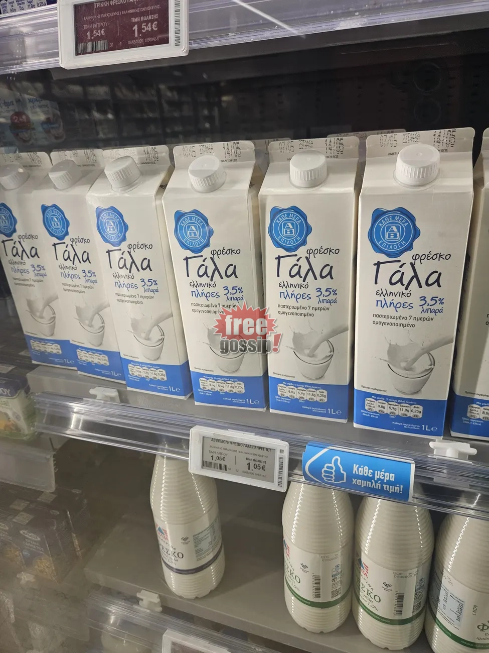 Έπεσαν οι τιμές στο φρέσκο γάλα! Ανακούφιση και ελπίδα για τα νοικοκυριά